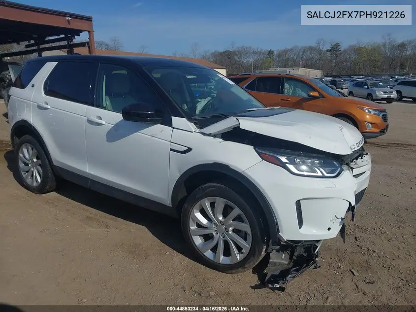 2023 Land Rover Discovery Sport S VIN: SALCJ2FX7PH921226 Lot: 44853234