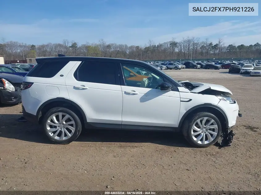 2023 Land Rover Discovery Sport S VIN: SALCJ2FX7PH921226 Lot: 44853234