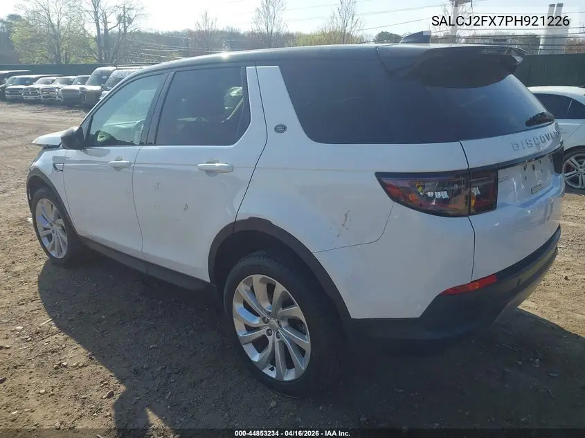 2023 Land Rover Discovery Sport S VIN: SALCJ2FX7PH921226 Lot: 44853234