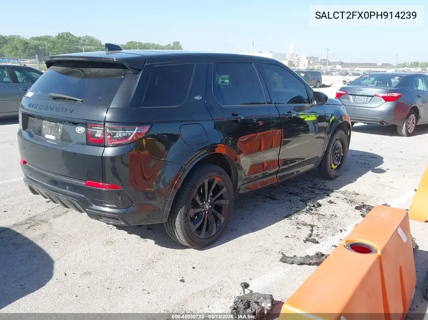 2023 Land Rover Discovery Sport S R-Dynamic VIN: SALCT2FX0PH914239 Lot: 45090733
