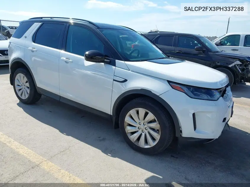 2023 Land Rover Discovery Sport Se VIN: SALCP2FX3PH337288 Lot: 45121700