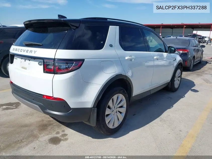 2023 Land Rover Discovery Sport Se VIN: SALCP2FX3PH337288 Lot: 45121700