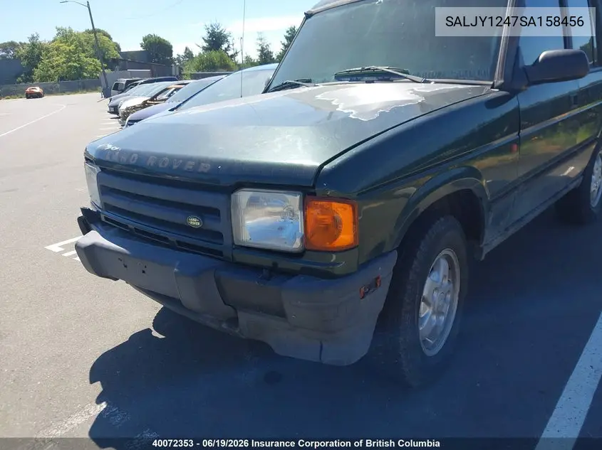 1995 Land Rover Discovery VIN: SALJY1247SA158456 Lot: 40072353