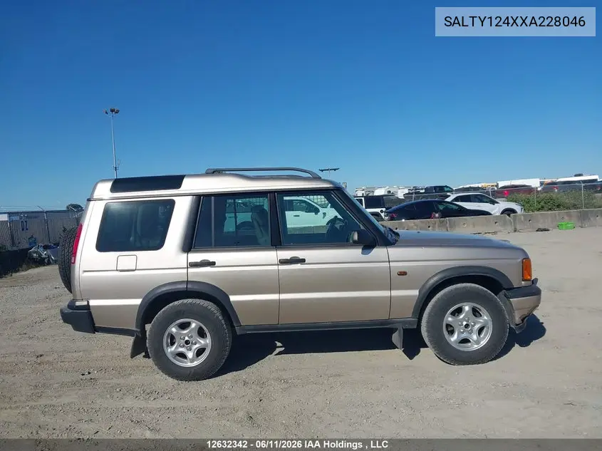 1999 Land Rover Discovery Series Ii VIN: SALTY124XXA228046 Lot: 12632342