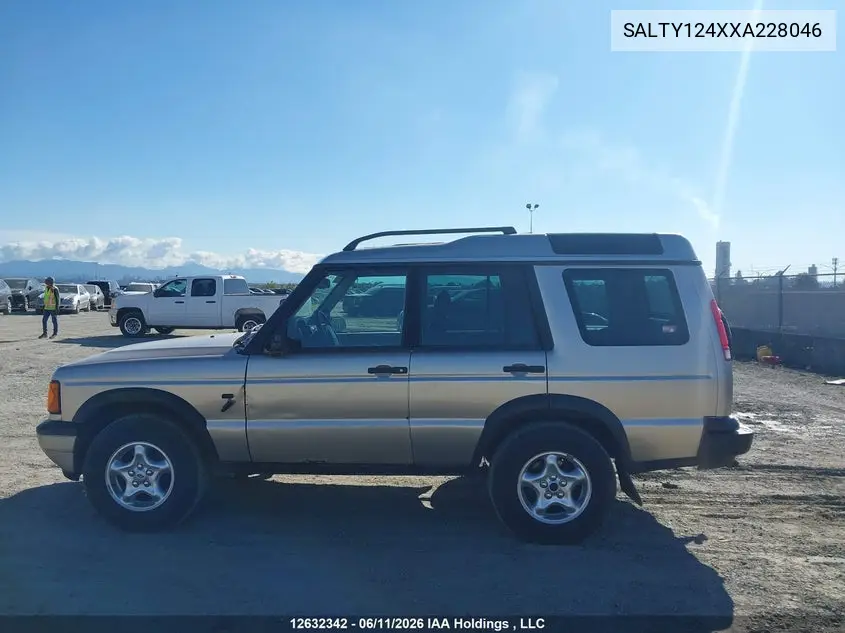 1999 Land Rover Discovery Series Ii VIN: SALTY124XXA228046 Lot: 12632342