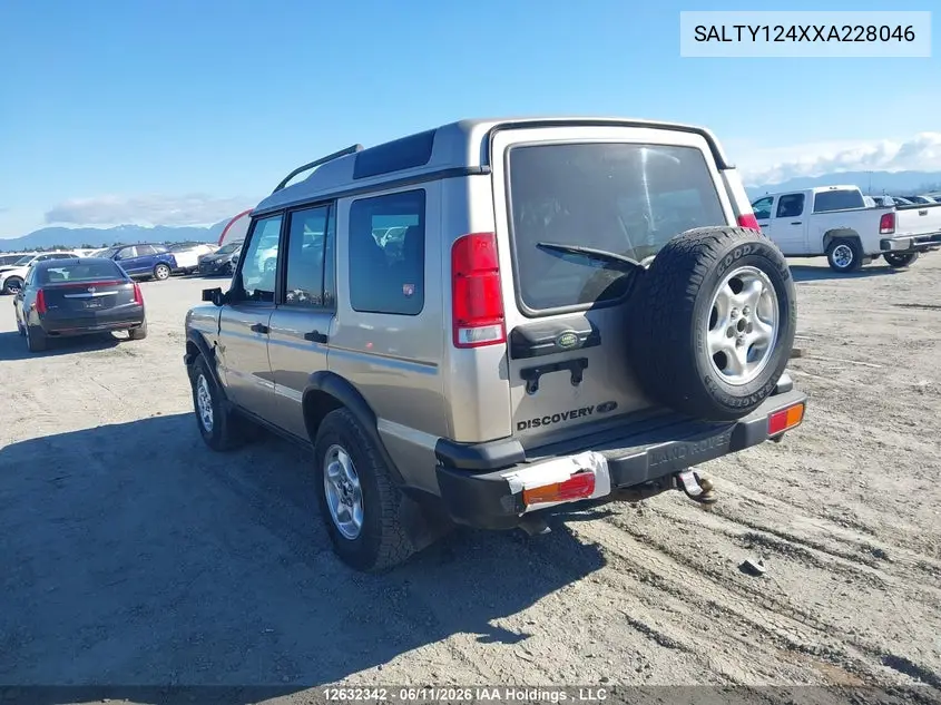 1999 Land Rover Discovery Series Ii VIN: SALTY124XXA228046 Lot: 12632342