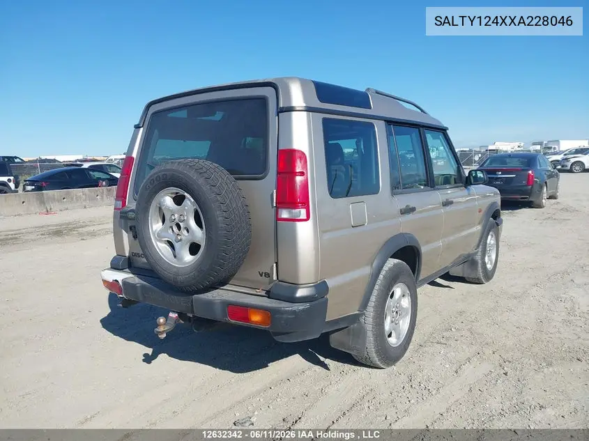 1999 Land Rover Discovery Series Ii VIN: SALTY124XXA228046 Lot: 12632342