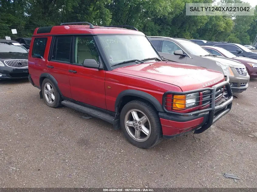 1999 Land Rover Discovery Series Ii VIN: SALTY1240XA221042 Lot: 45361486