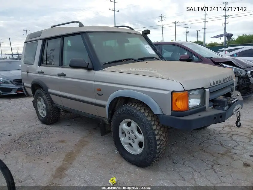 2001 Land Rover Discovery Ii Se VIN: SALTW12411A717142 Lot: 45190219
