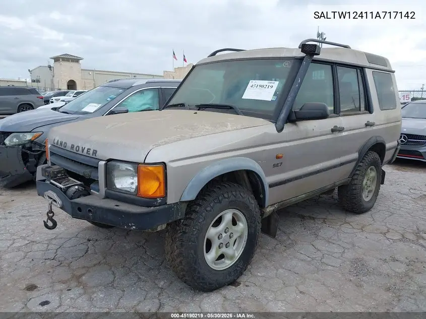 2001 Land Rover Discovery Ii Se VIN: SALTW12411A717142 Lot: 45190219