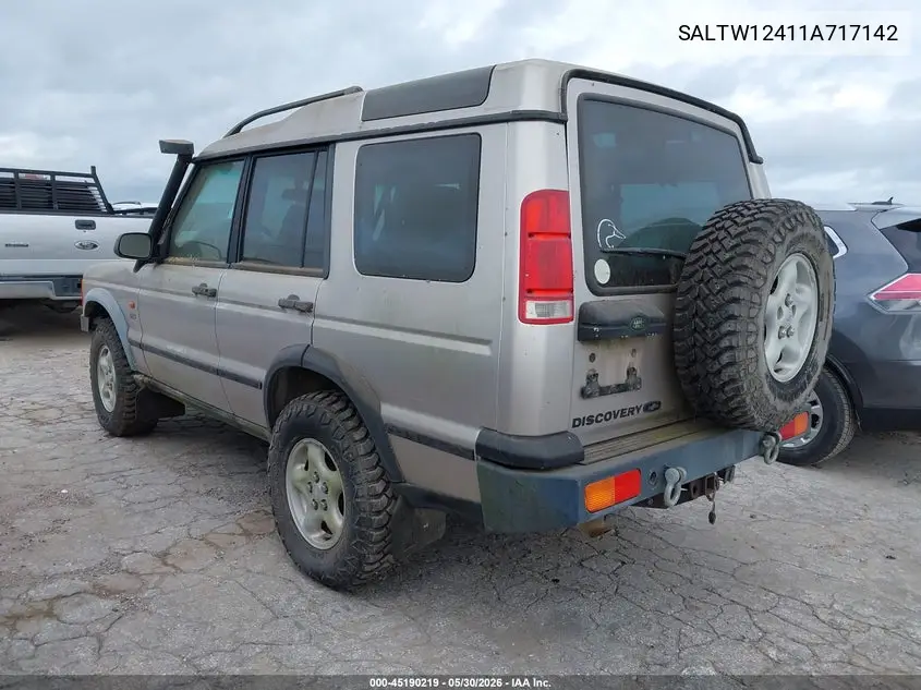 2001 Land Rover Discovery Ii Se VIN: SALTW12411A717142 Lot: 45190219