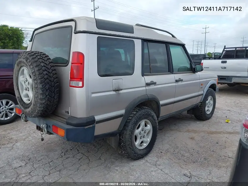 2001 Land Rover Discovery Ii Se VIN: SALTW12411A717142 Lot: 45190219