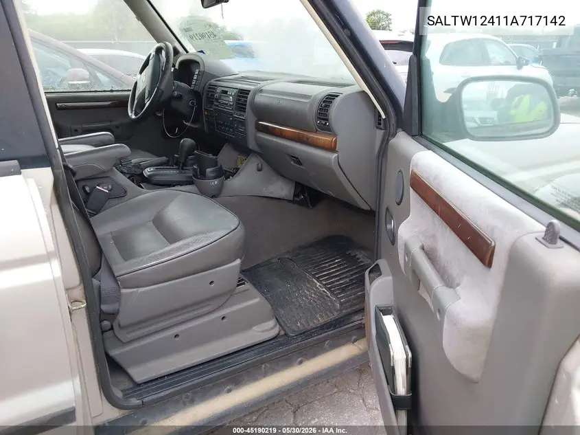 2001 Land Rover Discovery Ii Se VIN: SALTW12411A717142 Lot: 45190219