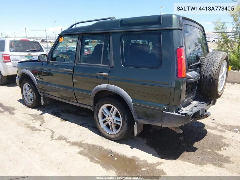 2003 Land Rover Discovery Se VIN: SALTW14413A773405 Lot: 45435160