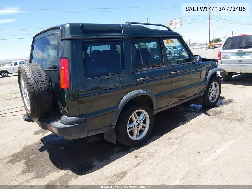 2003 Land Rover Discovery Se VIN: SALTW14413A773405 Lot: 45435160