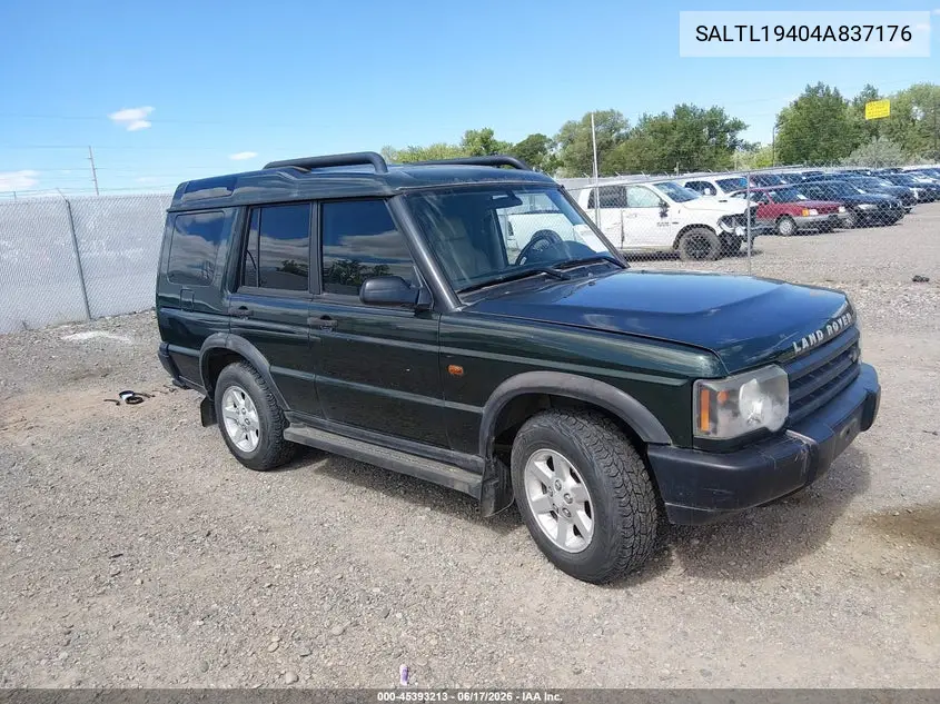 2004 Land Rover Discovery S VIN: SALTL19404A837176 Lot: 45393213
