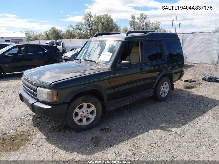 2004 Land Rover Discovery S VIN: SALTL19404A837176 Lot: 45393213
