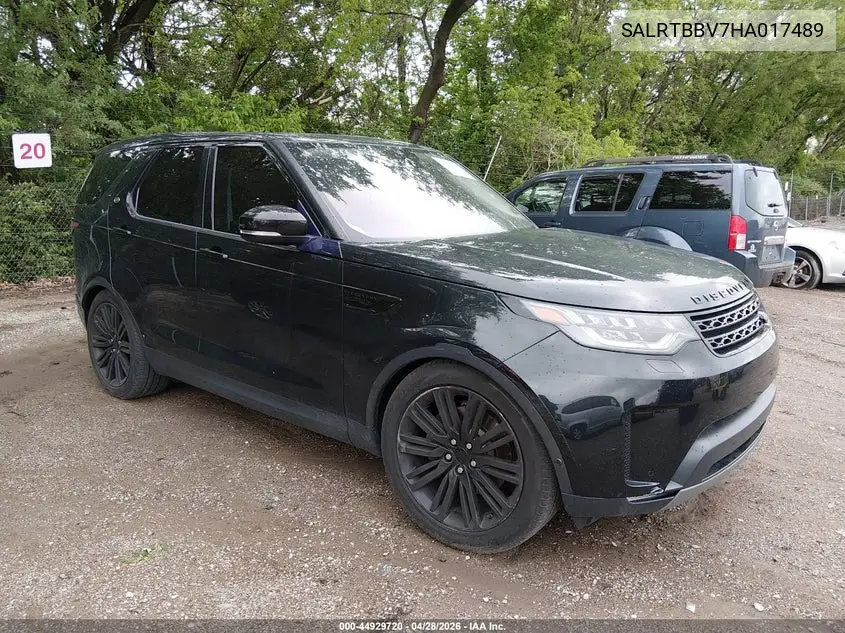 2017 Land Rover Discovery First Edition VIN: SALRTBBV7HA017489 Lot: 44929720