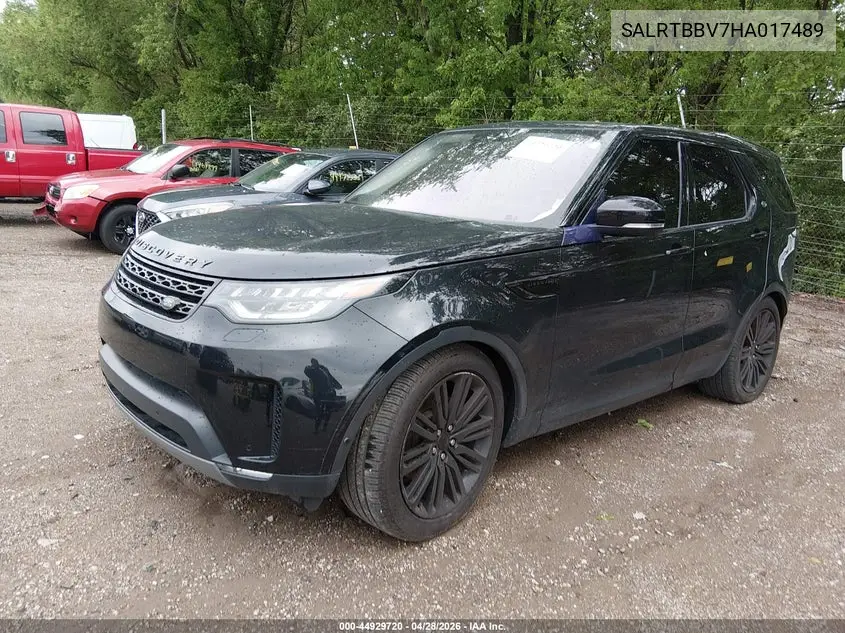 2017 Land Rover Discovery First Edition VIN: SALRTBBV7HA017489 Lot: 44929720