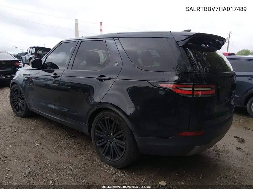 2017 Land Rover Discovery First Edition VIN: SALRTBBV7HA017489 Lot: 44929720