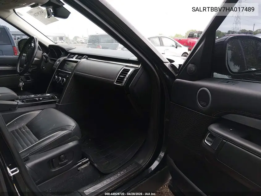 2017 Land Rover Discovery First Edition VIN: SALRTBBV7HA017489 Lot: 44929720