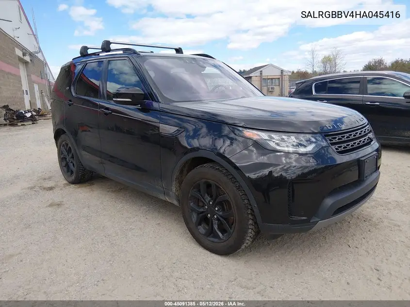 2017 Land Rover Discovery Se VIN: SALRGBBV4HA045416 Lot: 45091385