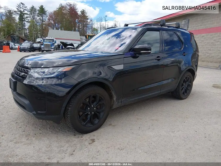 2017 Land Rover Discovery Se VIN: SALRGBBV4HA045416 Lot: 45091385