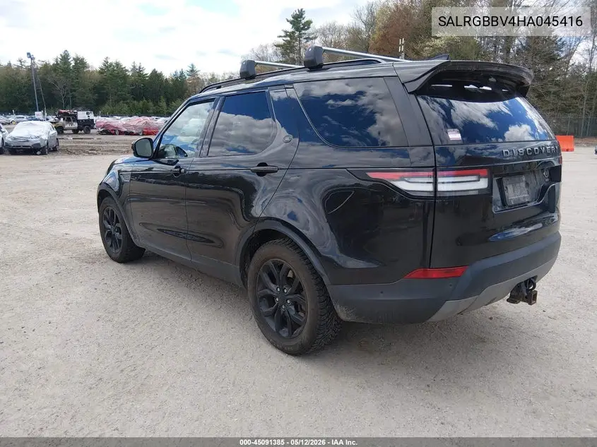 2017 Land Rover Discovery Se VIN: SALRGBBV4HA045416 Lot: 45091385