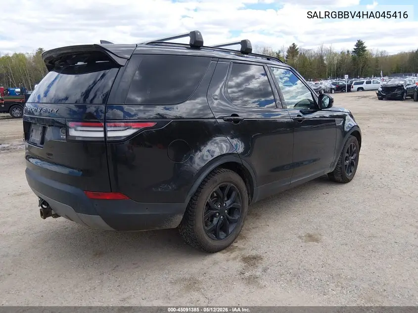 2017 Land Rover Discovery Se VIN: SALRGBBV4HA045416 Lot: 45091385