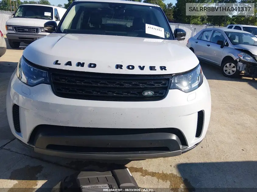 2017 Land Rover Discovery Hse VIN: SALRRBBV1HA041317 Lot: 45431181