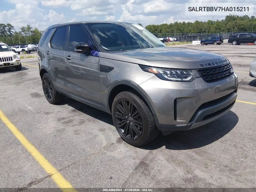 2017 Land Rover Discovery First Edition VIN: SALRTBBV7HA015211 Lot: 45683502