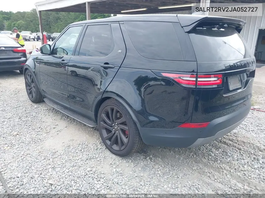 2018 Land Rover Discovery Hse Luxury VIN: SALRT2RV2JA052727 Lot: 45117090