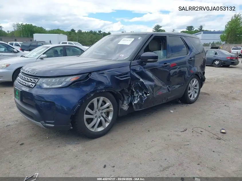2018 Land Rover Discovery Hse VIN: SALRR2RV0JA053132 Lot: 45214727
