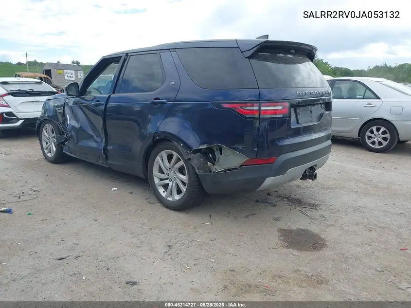 2018 Land Rover Discovery Hse VIN: SALRR2RV0JA053132 Lot: 45214727