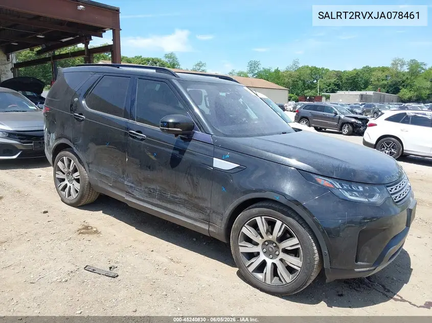 2018 Land Rover Discovery Hse Luxury VIN: SALRT2RVXJA078461 Lot: 45240830