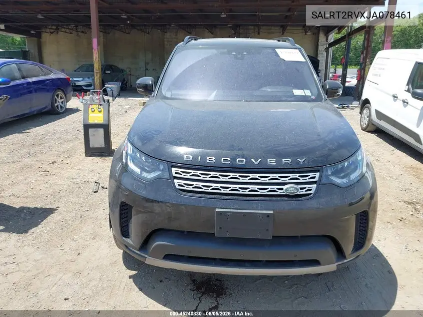 2018 Land Rover Discovery Hse Luxury VIN: SALRT2RVXJA078461 Lot: 45240830