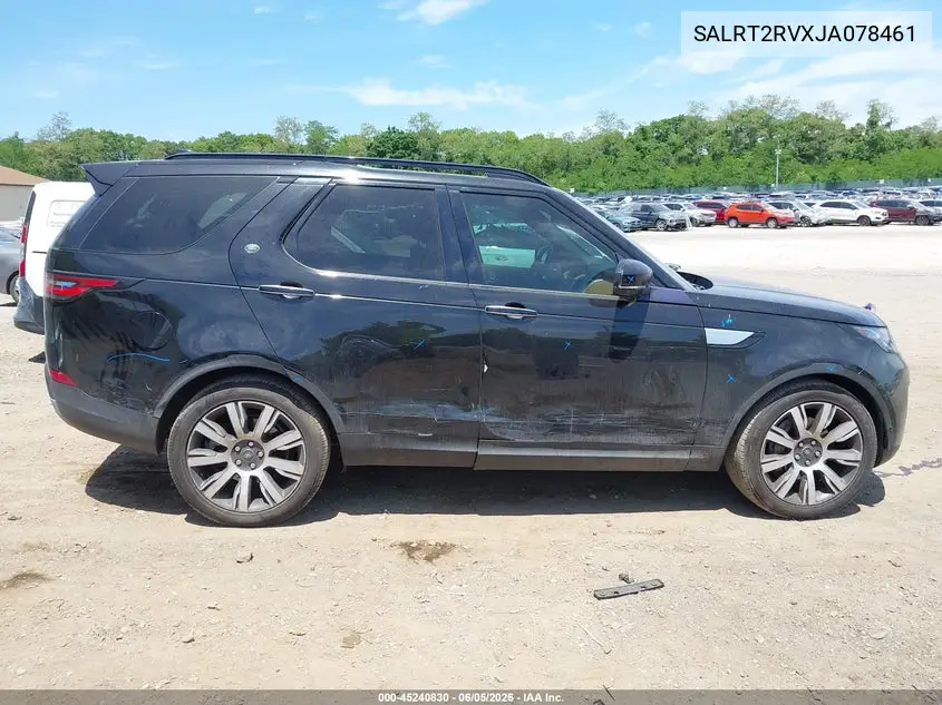 2018 Land Rover Discovery Hse Luxury VIN: SALRT2RVXJA078461 Lot: 45240830