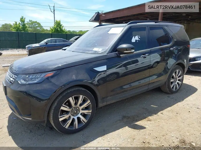 2018 Land Rover Discovery Hse Luxury VIN: SALRT2RVXJA078461 Lot: 45240830