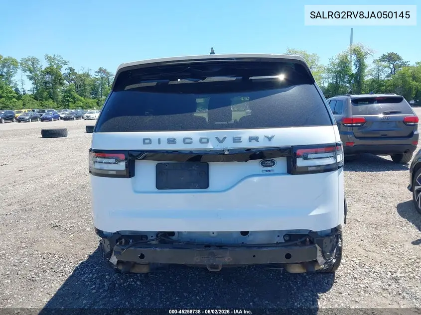 2018 Land Rover Discovery Se VIN: SALRG2RV8JA050145 Lot: 45258738