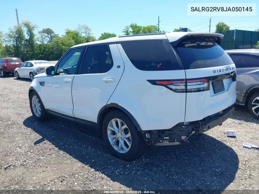 2018 Land Rover Discovery Se VIN: SALRG2RV8JA050145 Lot: 45258738