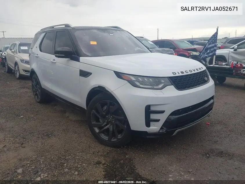 2018 Land Rover Discovery Hse Luxury VIN: SALRT2RV1JA052671 Lot: 45273461