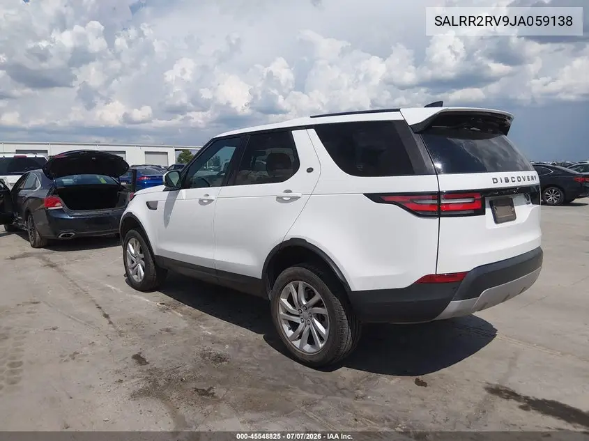2018 Land Rover Discovery Hse VIN: SALRR2RV9JA059138 Lot: 45548825