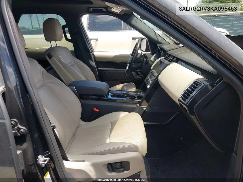 2019 Land Rover Discovery Se VIN: SALRG2RV3KA095463 Lot: 45079530