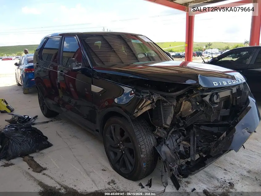 2019 Land Rover Discovery Hse Luxury VIN: SALRT2RV5KA079664 Lot: 45388141