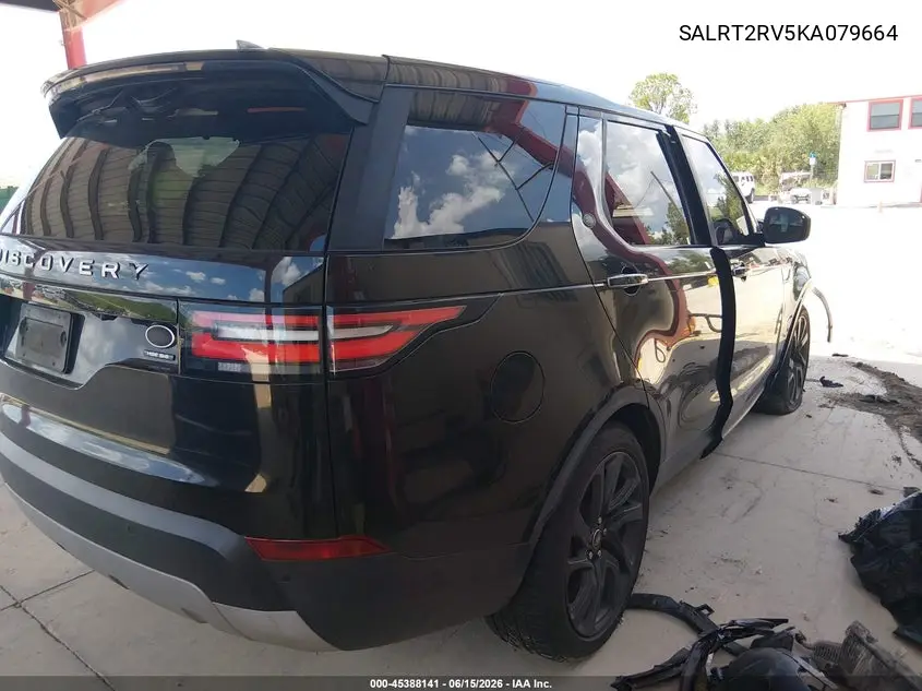 2019 Land Rover Discovery Hse Luxury VIN: SALRT2RV5KA079664 Lot: 45388141