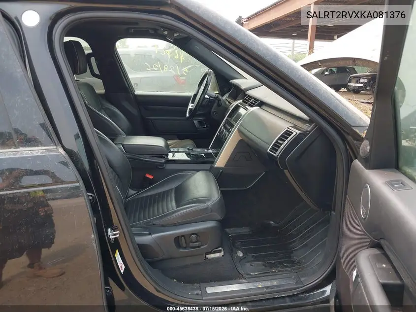 2019 Land Rover Discovery Hse Luxury VIN: SALRT2RVXKA081376 Lot: 45636438