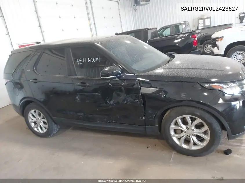 2020 Land Rover Discovery Se VIN: SALRG2RV0L2423627 Lot: 45116204