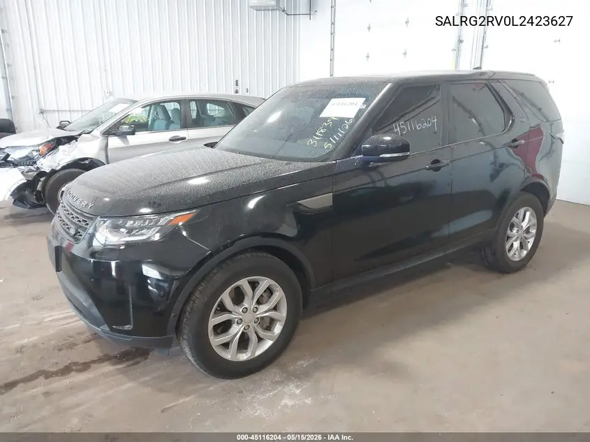 2020 Land Rover Discovery Se VIN: SALRG2RV0L2423627 Lot: 45116204