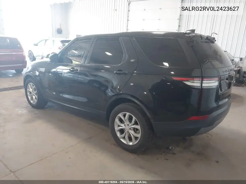 2020 Land Rover Discovery Se VIN: SALRG2RV0L2423627 Lot: 45116204