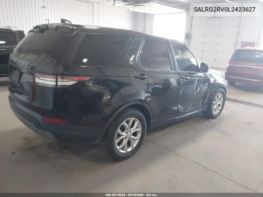 2020 Land Rover Discovery Se VIN: SALRG2RV0L2423627 Lot: 45116204